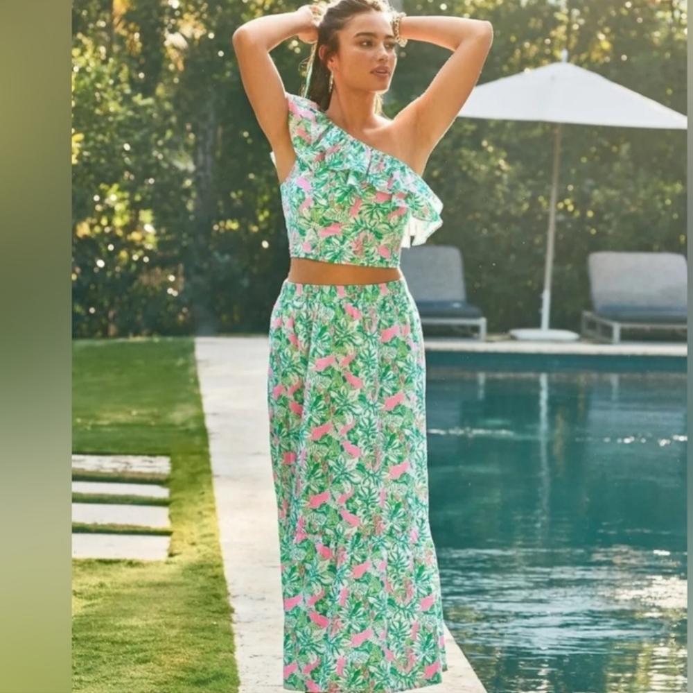 Lilly Pulitzer Kasida Ruffle Set size 4